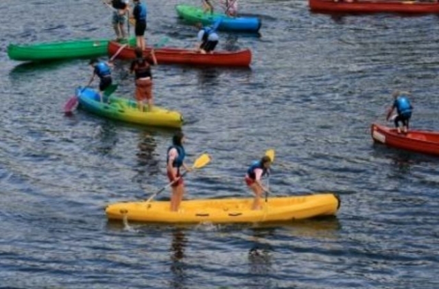 Ambienle de canoa en el club 